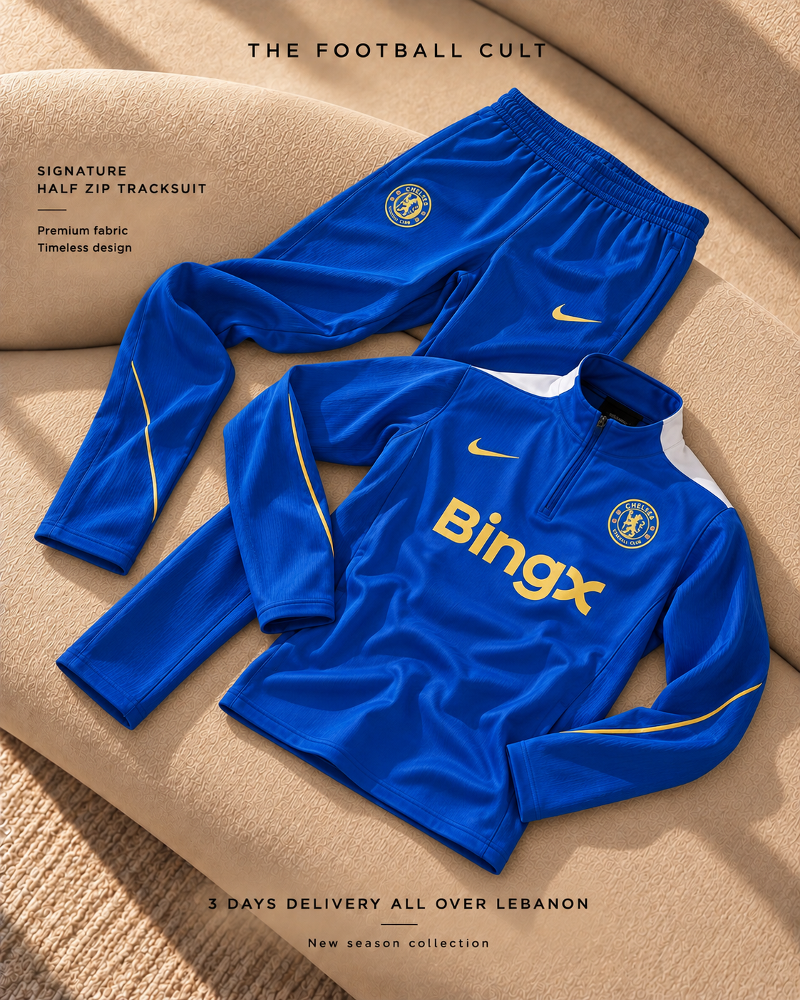 Chelsea Royal Blue Tracksuit 26-27