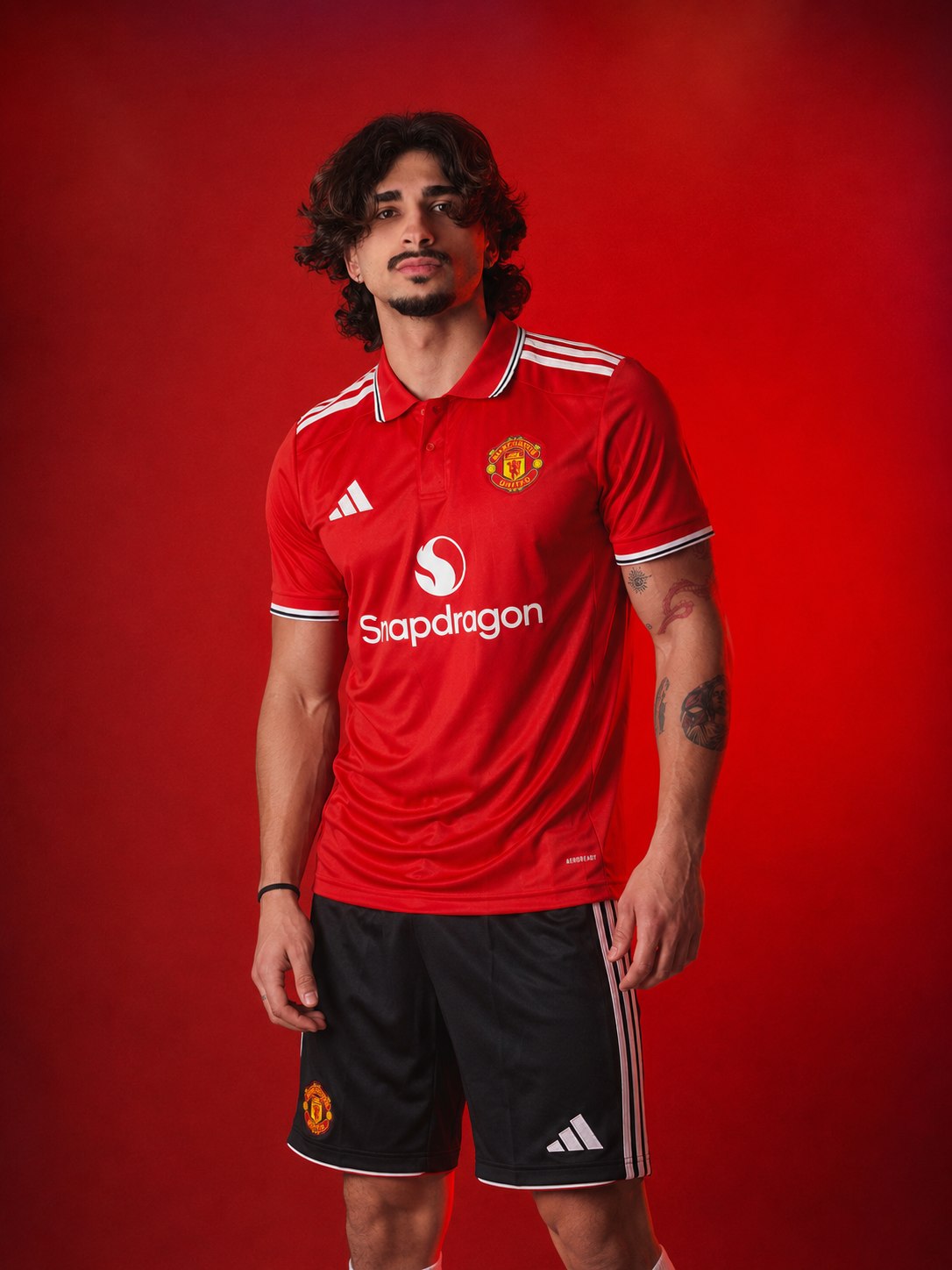Manchester United Home Kit + FREE shorts