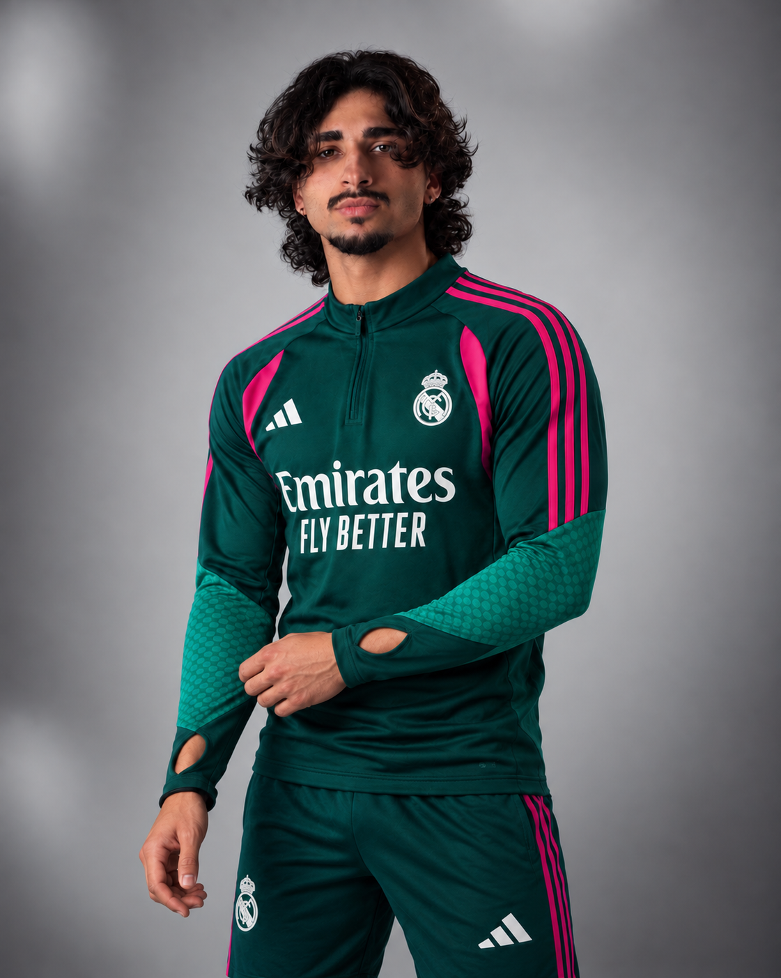 Real Madrid Emerald Green Tracksuit 26-27