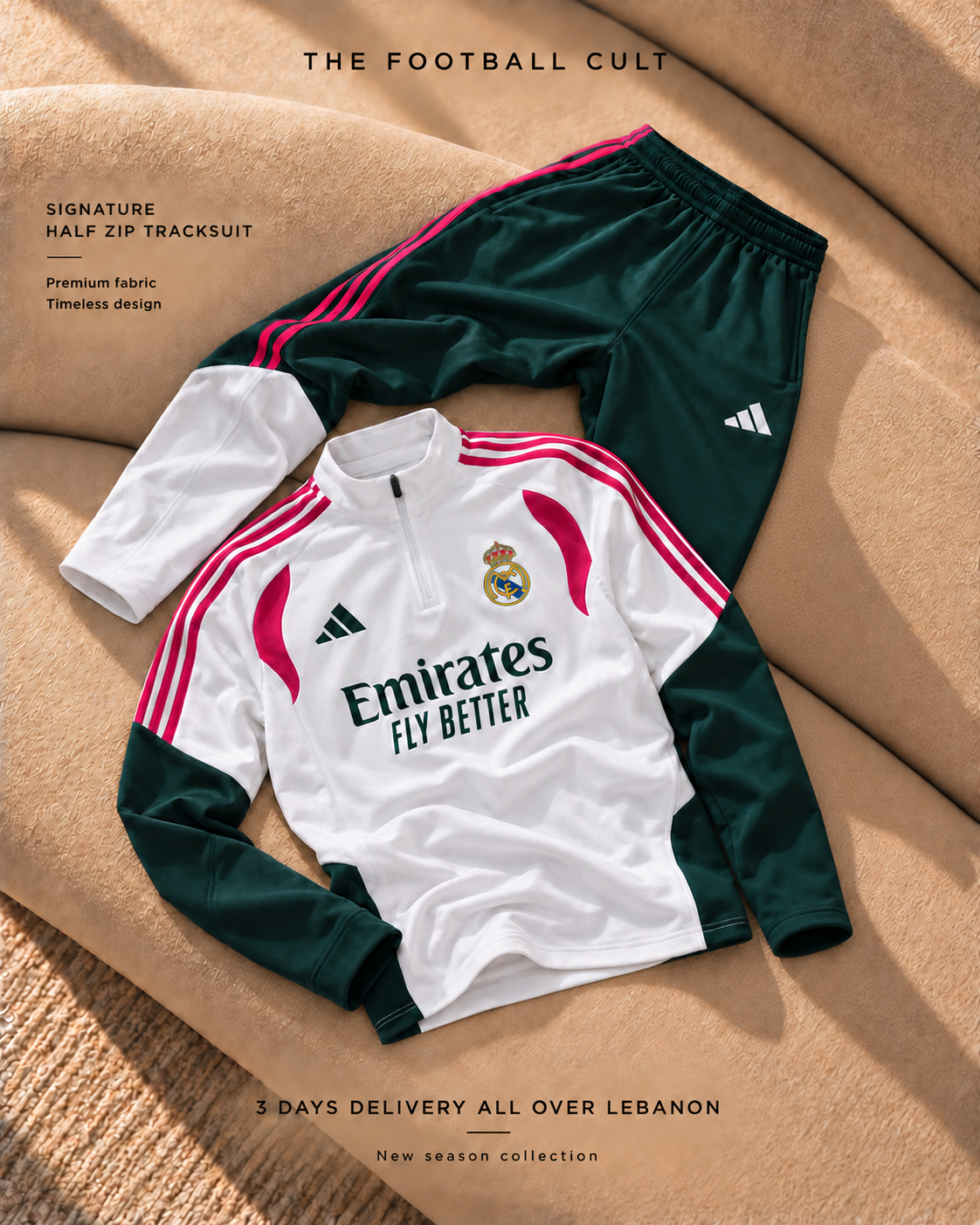 Real Madrid White Tracksuit 26-27
