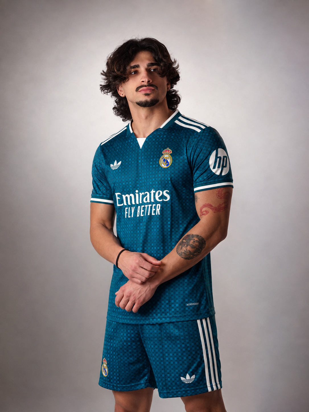 Real Madrid Away Kit + FREE shorts