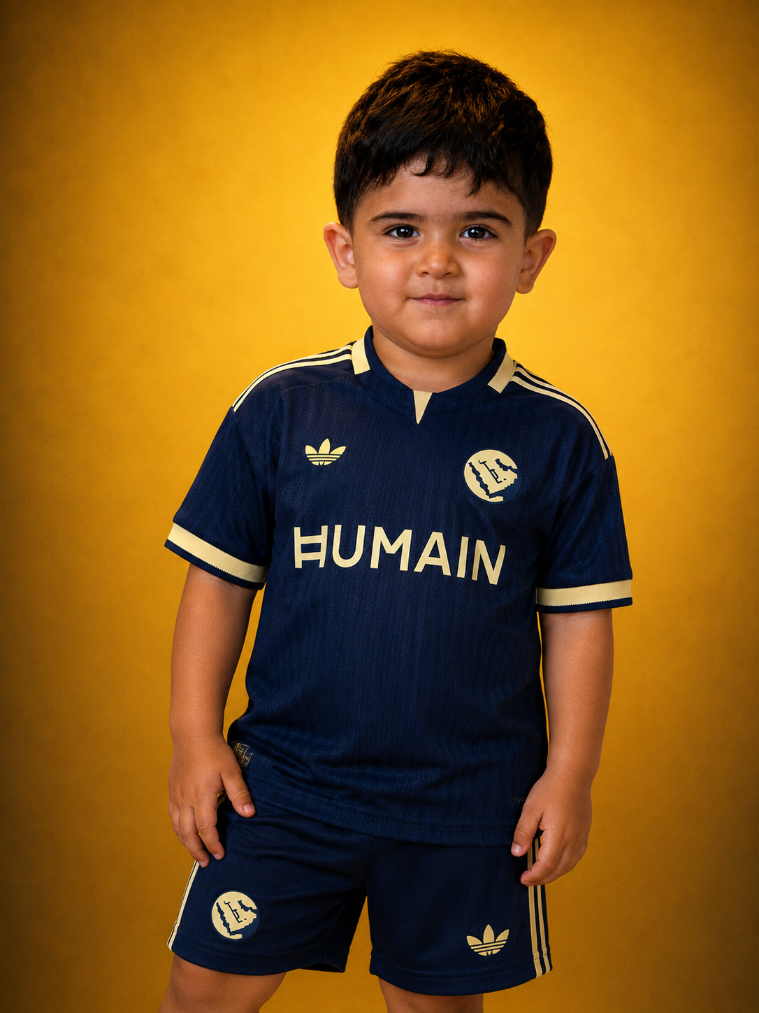 Al Nassr Kids Away Kit + FREE shorts