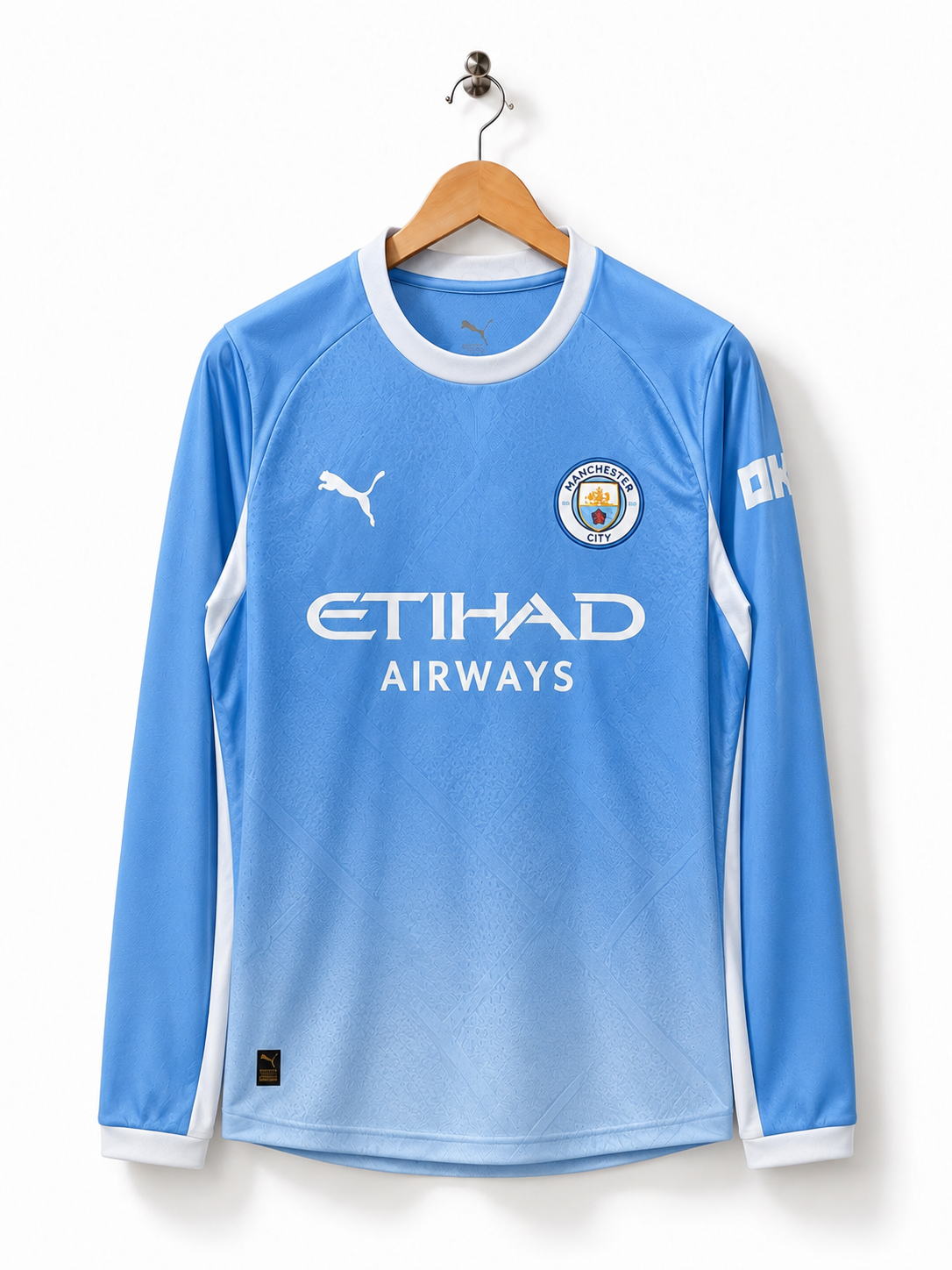 Manchester City Long Sleeves Home Jersey