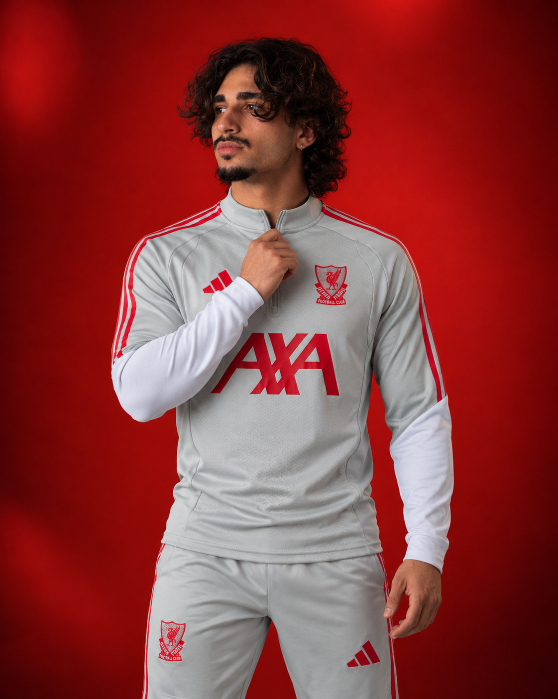 Liverpool Light Grey Tracksuit 26-27
