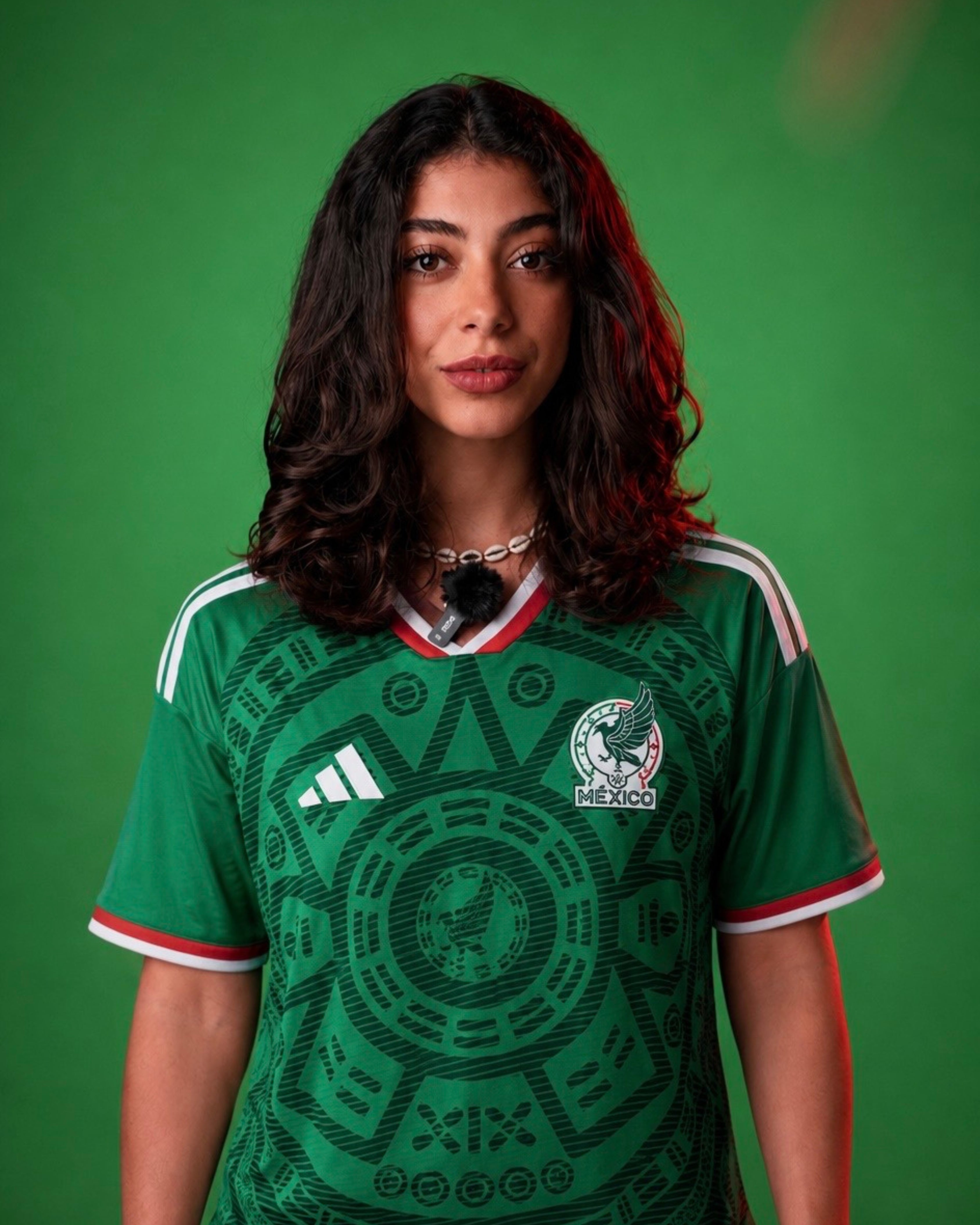 Women’s Mexico Home World Cup Kit + FREE shorts
