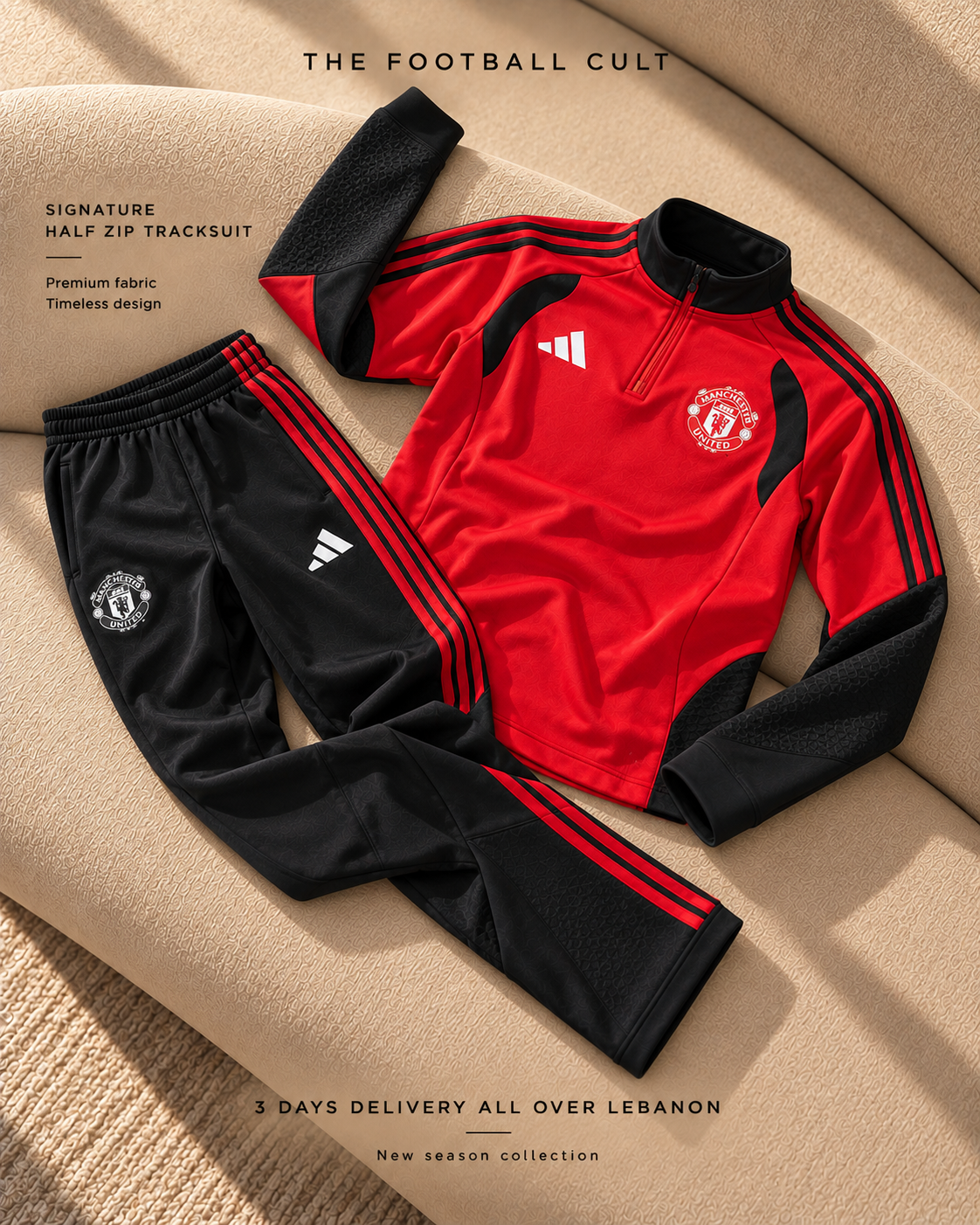 Manchester United Red Tracksuit 26-27