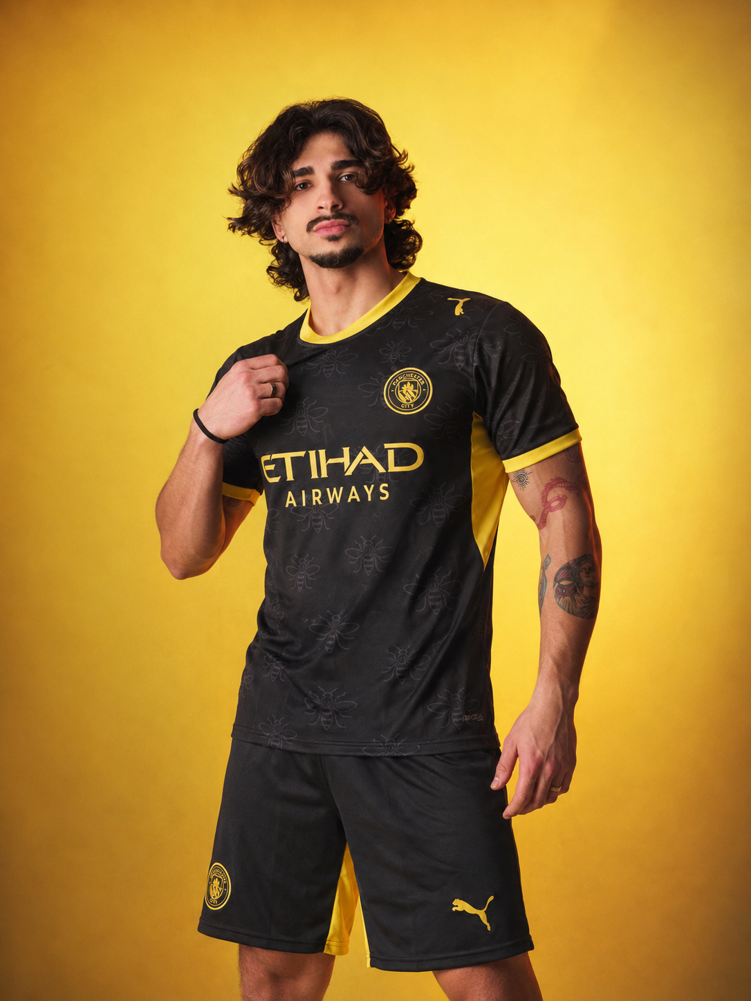Manchester City Away Kit + FREE shorts