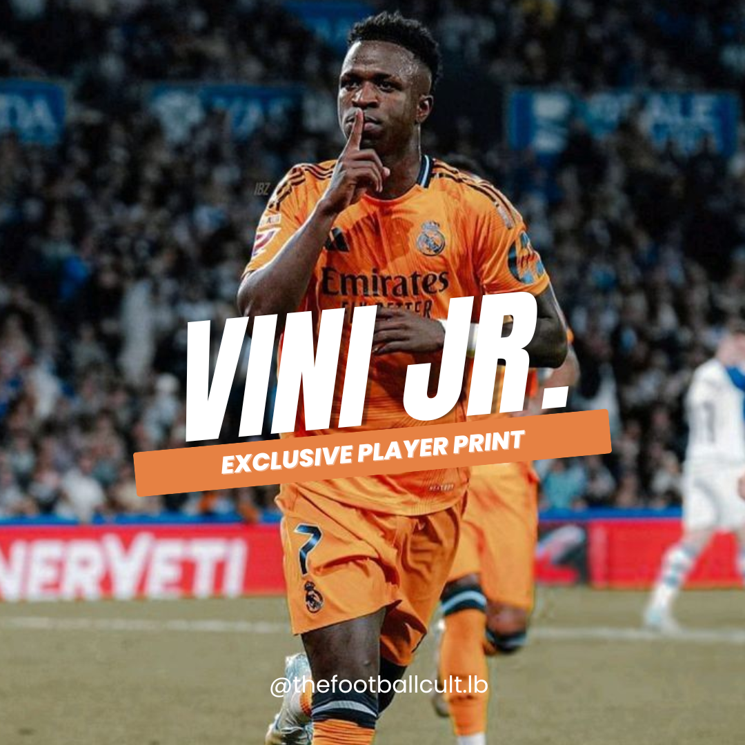 Vini Jr. Exclusive Away Player Print 24-25 Juniors