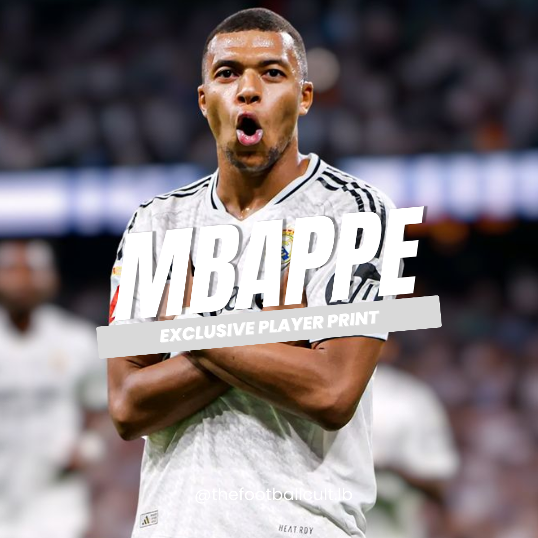Kylian Mbappe Exclusive Home Player Print Juniors