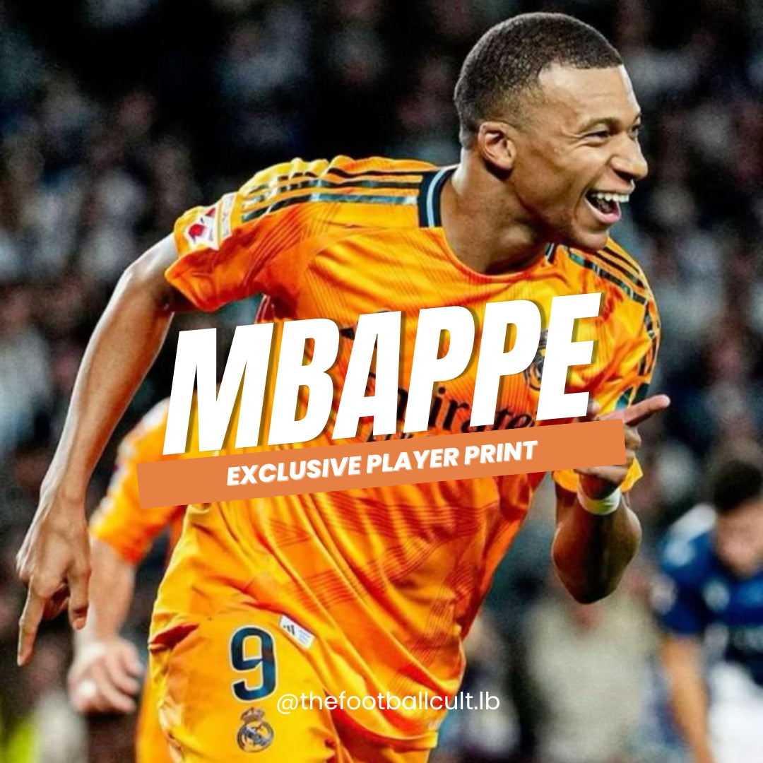 Kylian Mbappe Exclusive Away Player Print Juniors