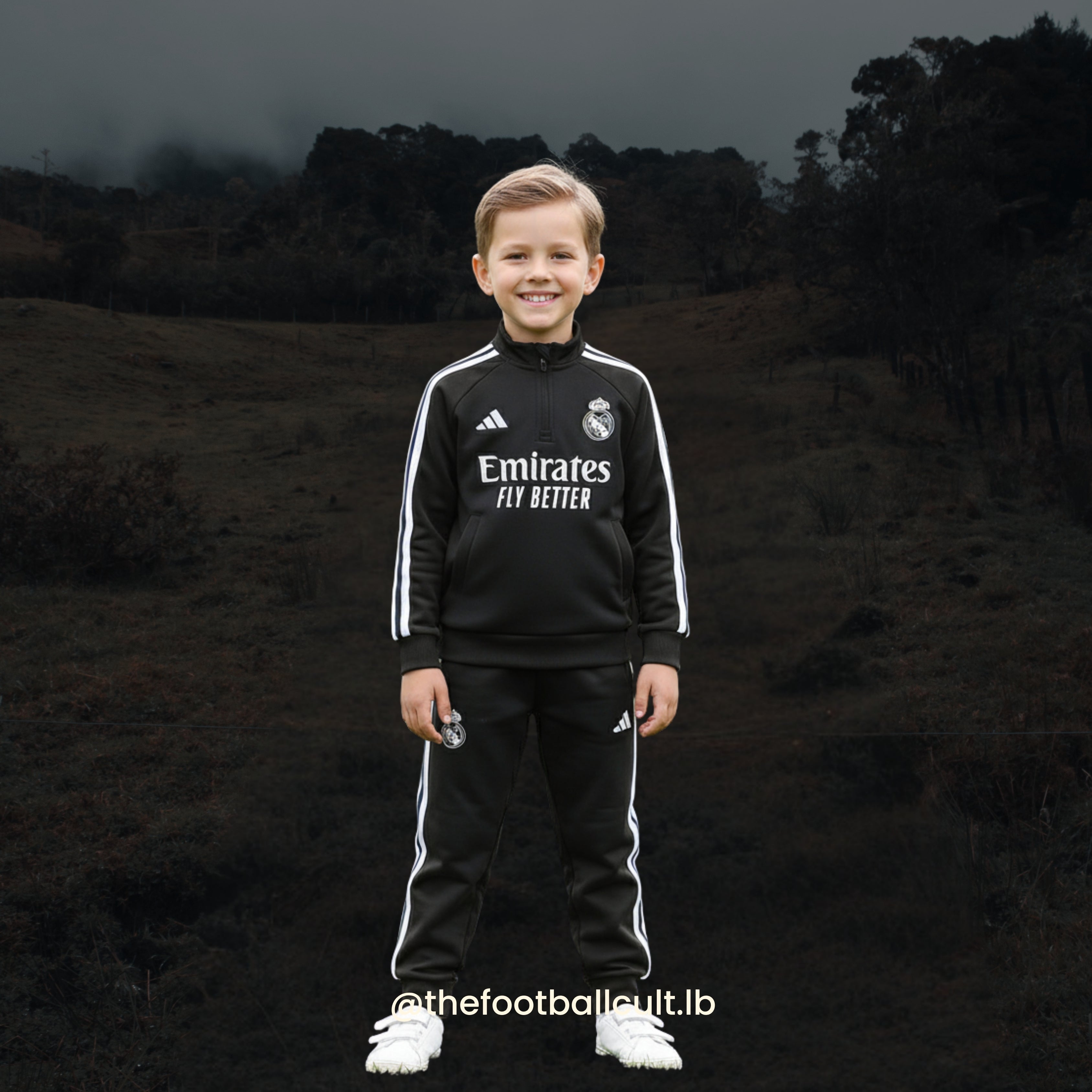 Kids Real Madrid Tracksuit 25/26