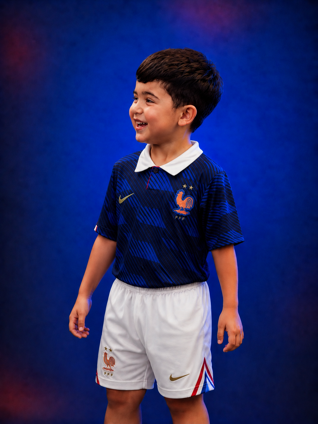 France Kids Home World Cup Kit + FREE shorts