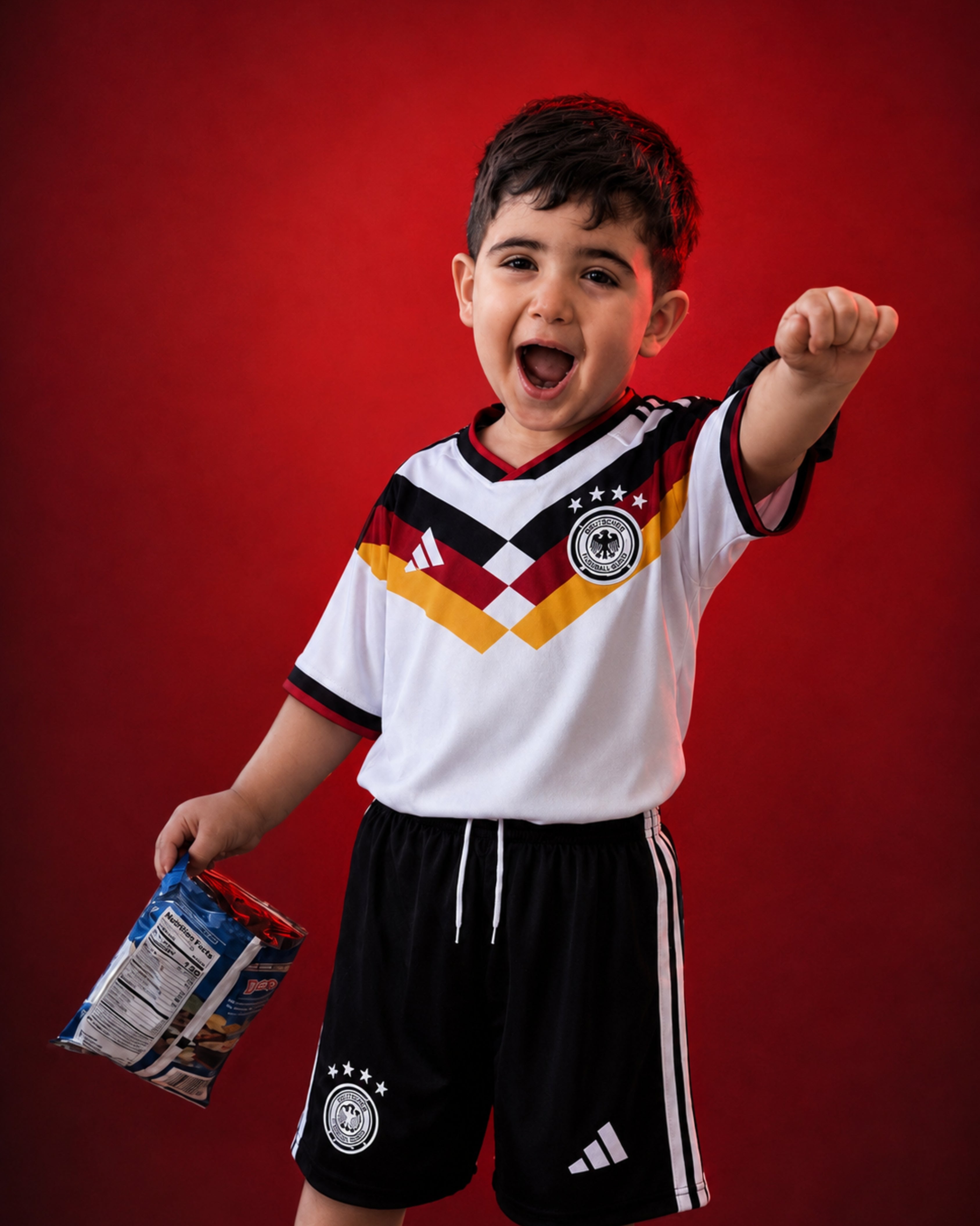 Germany Kids Home World Cup Kit + FREE shorts