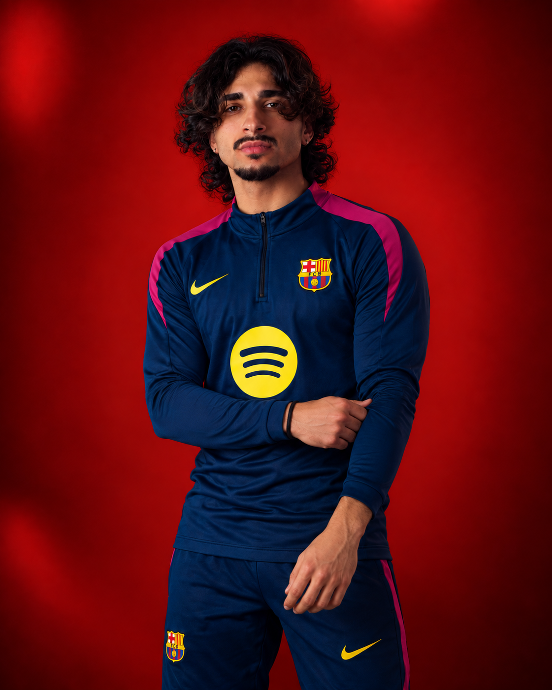 Barcelona Navy Blue Tracksuit 26-27