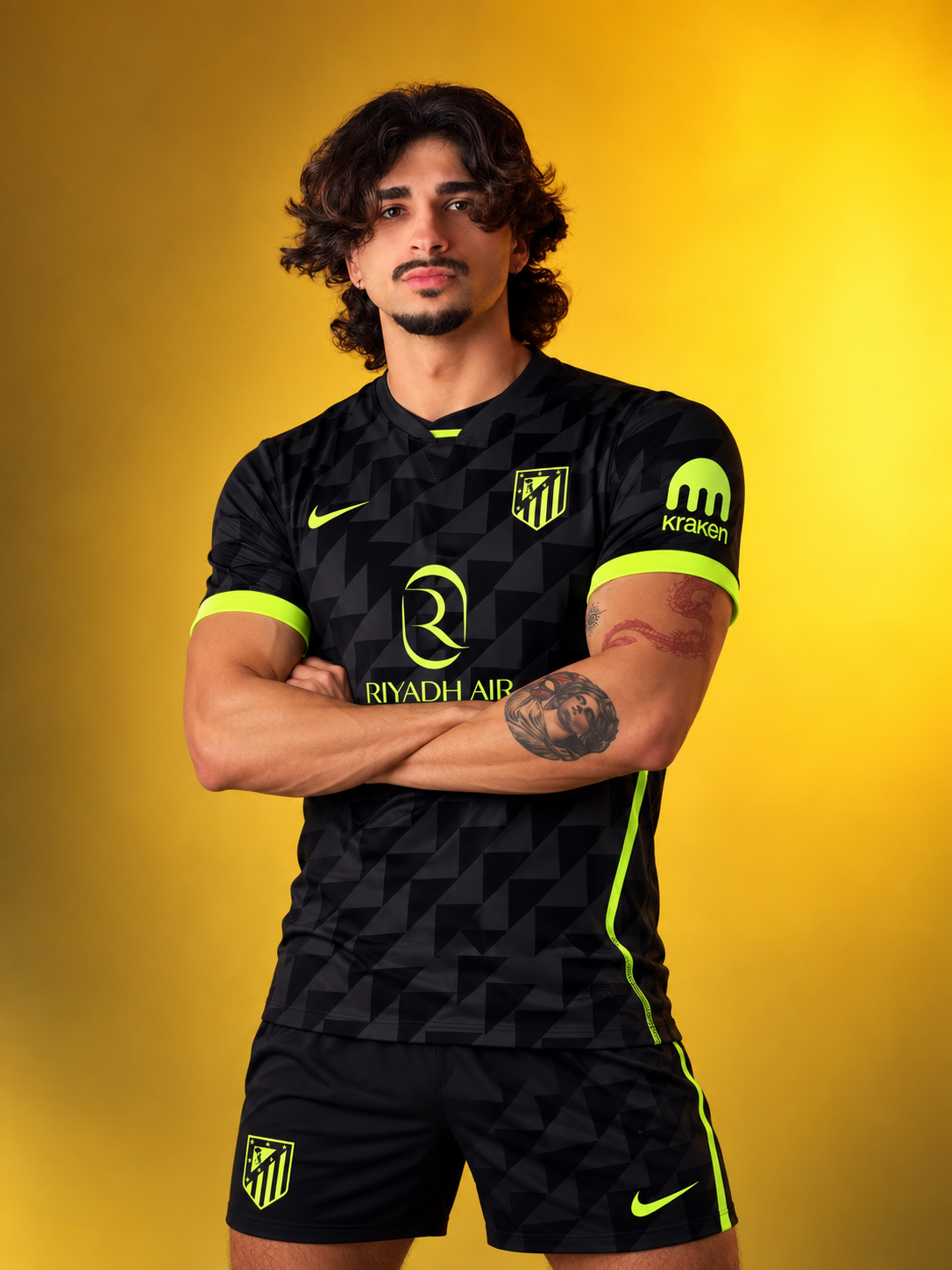 Atletico Madrid Away Kit + FREE shorts
