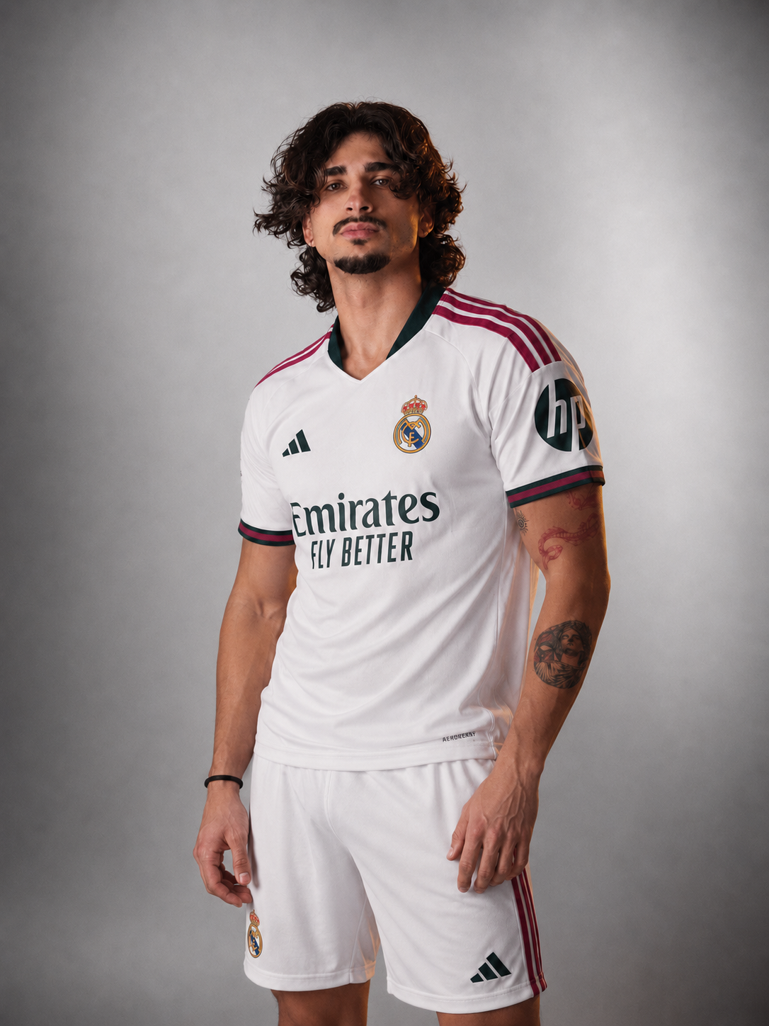 Real Madrid Home Kit + FREE shorts