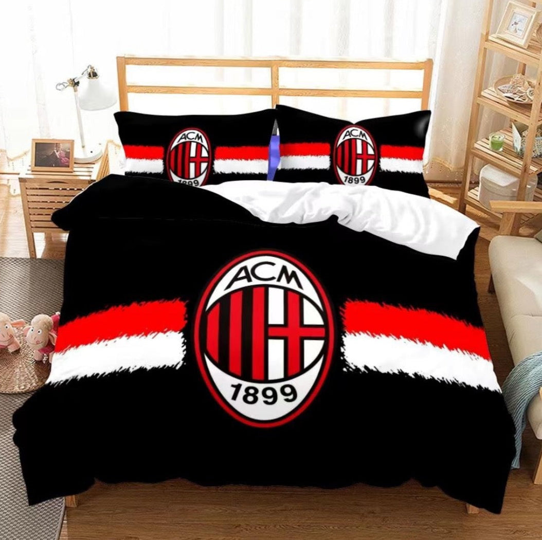 AC Milan Bed Coverlet + 2 Pillow Cases