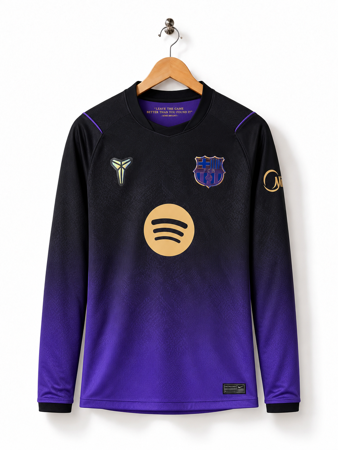 Barcelona Long Sleeves Away Jersey