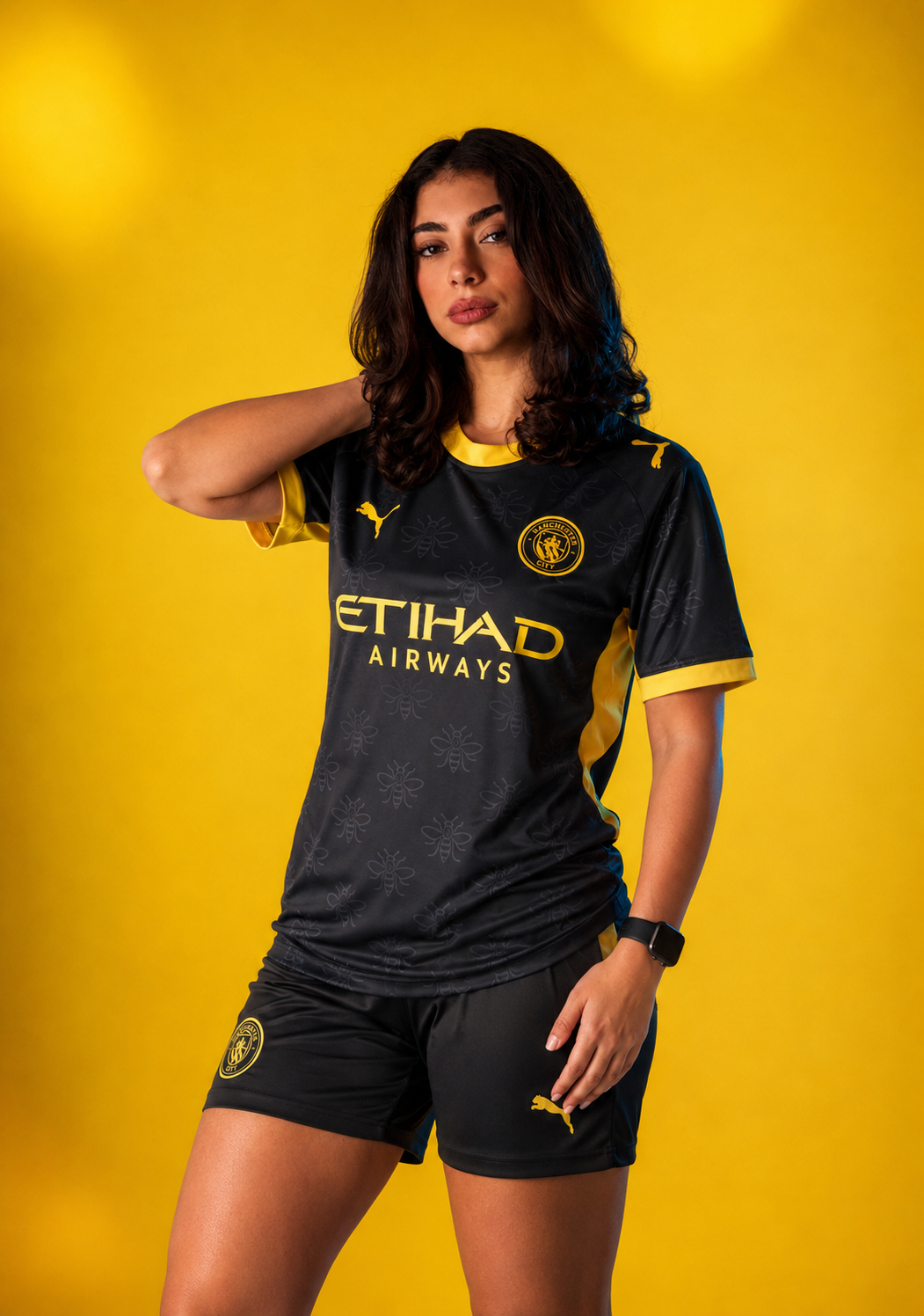 Women’s Manchester City Away Kit + FREE shorts