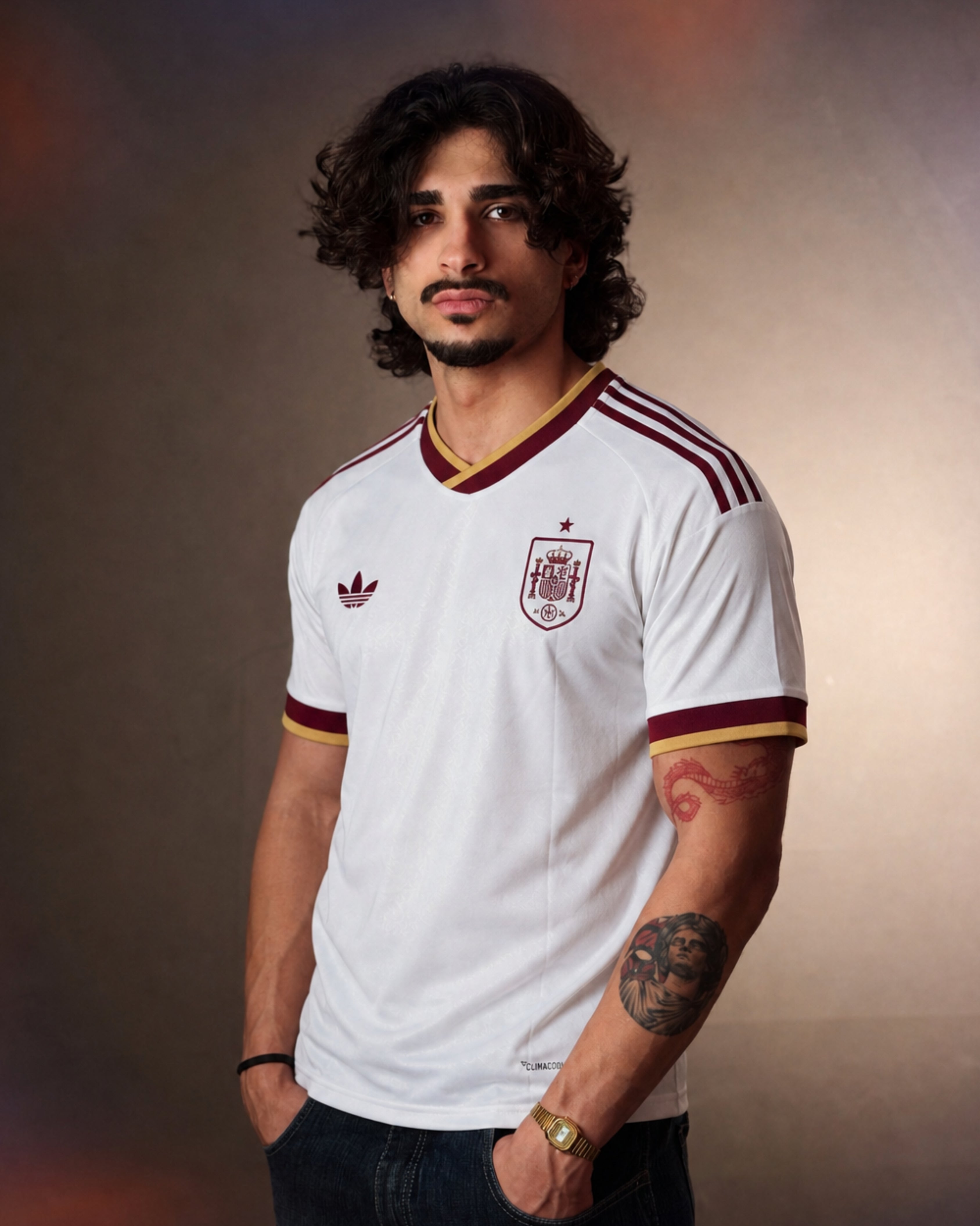 Spain Away World Cup Kit + FREE shorts