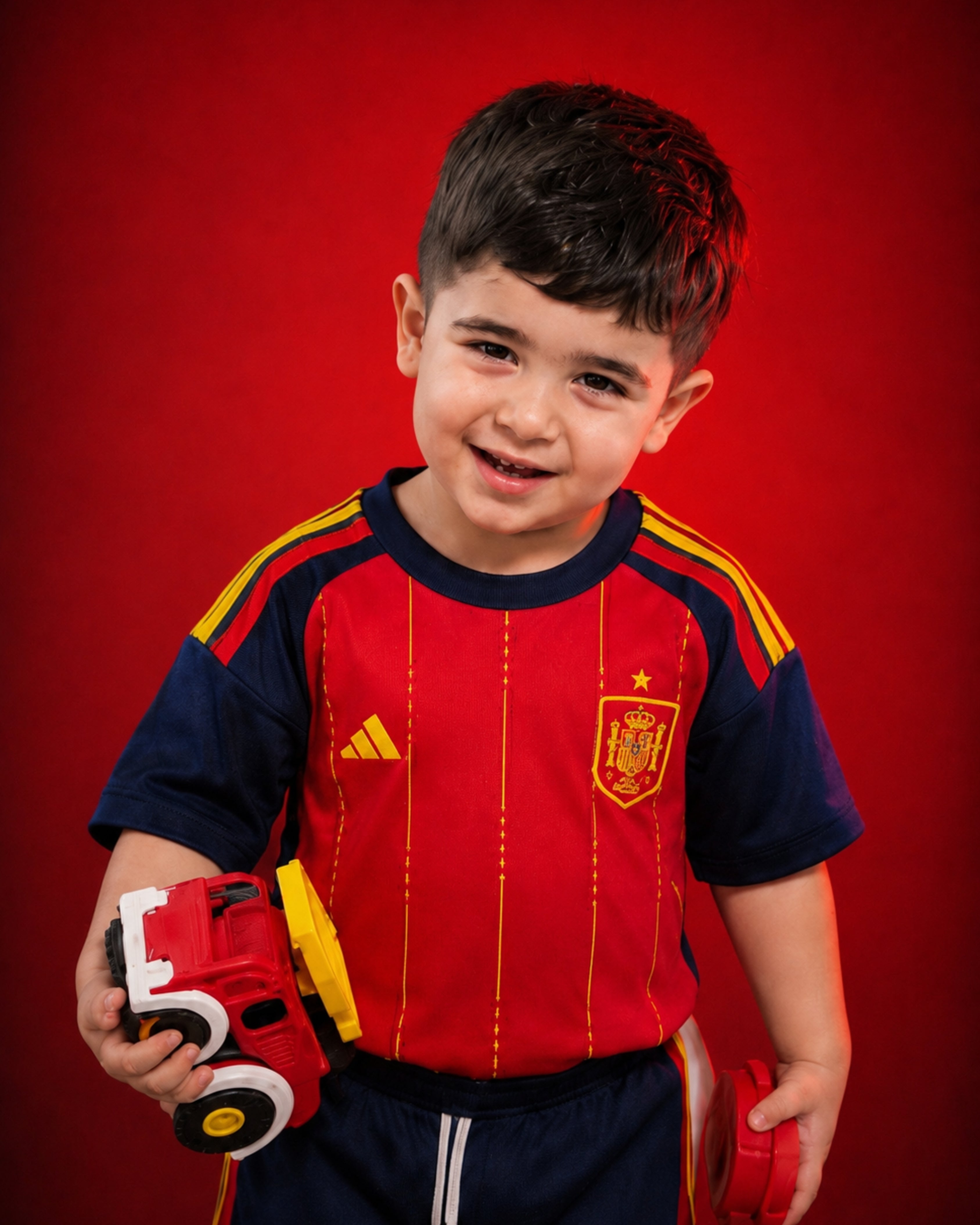 Spain Kids Home World Cup Kit + FREE shorts