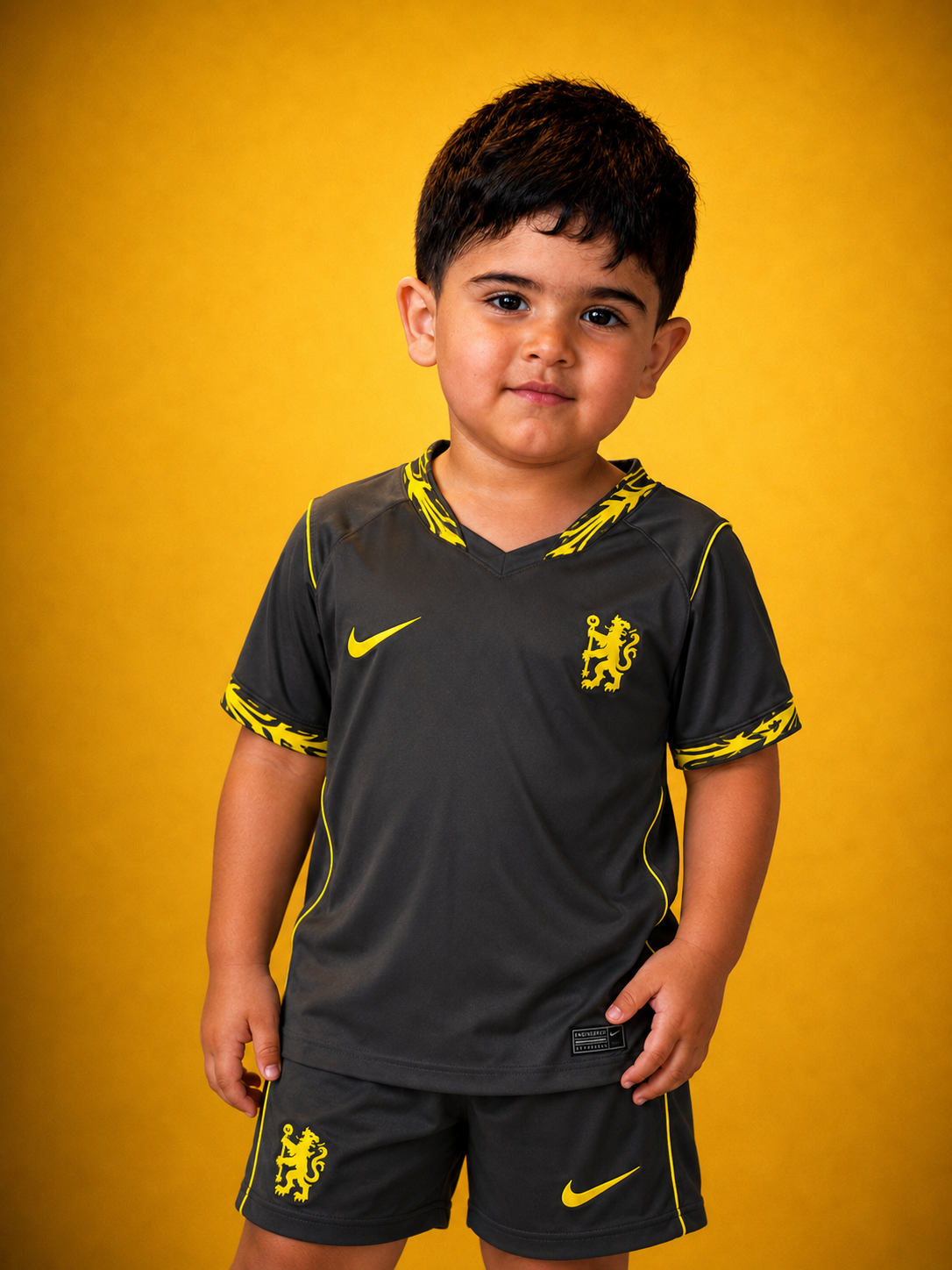 Chelsea Kids Away Kit + FREE shorts