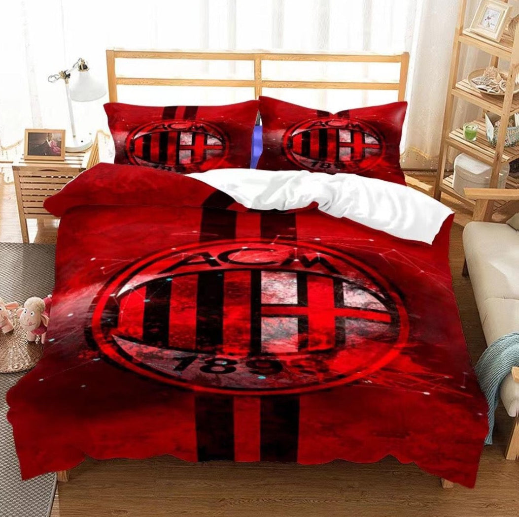 AC Milan Bed Coverlet + 2 Pillow Cases