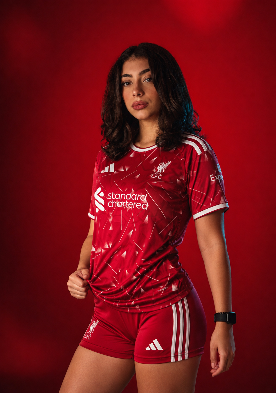 Women’s Liverpool Home Kit + FREE shorts