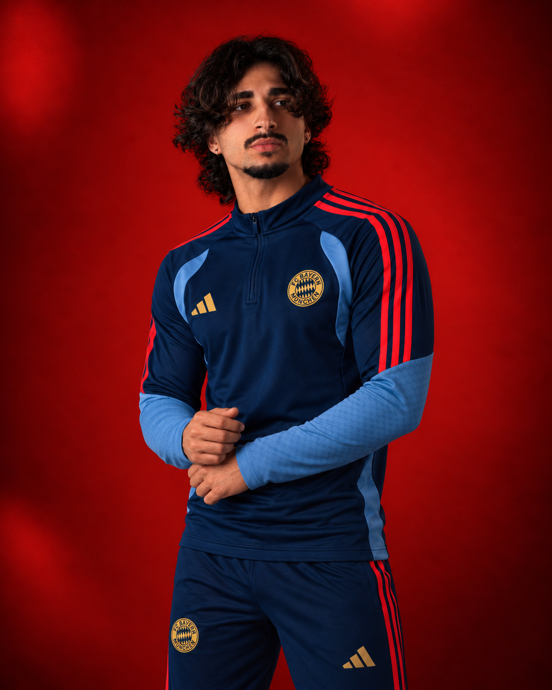Bayern Munich Navy Blue Tracksuit 26-27