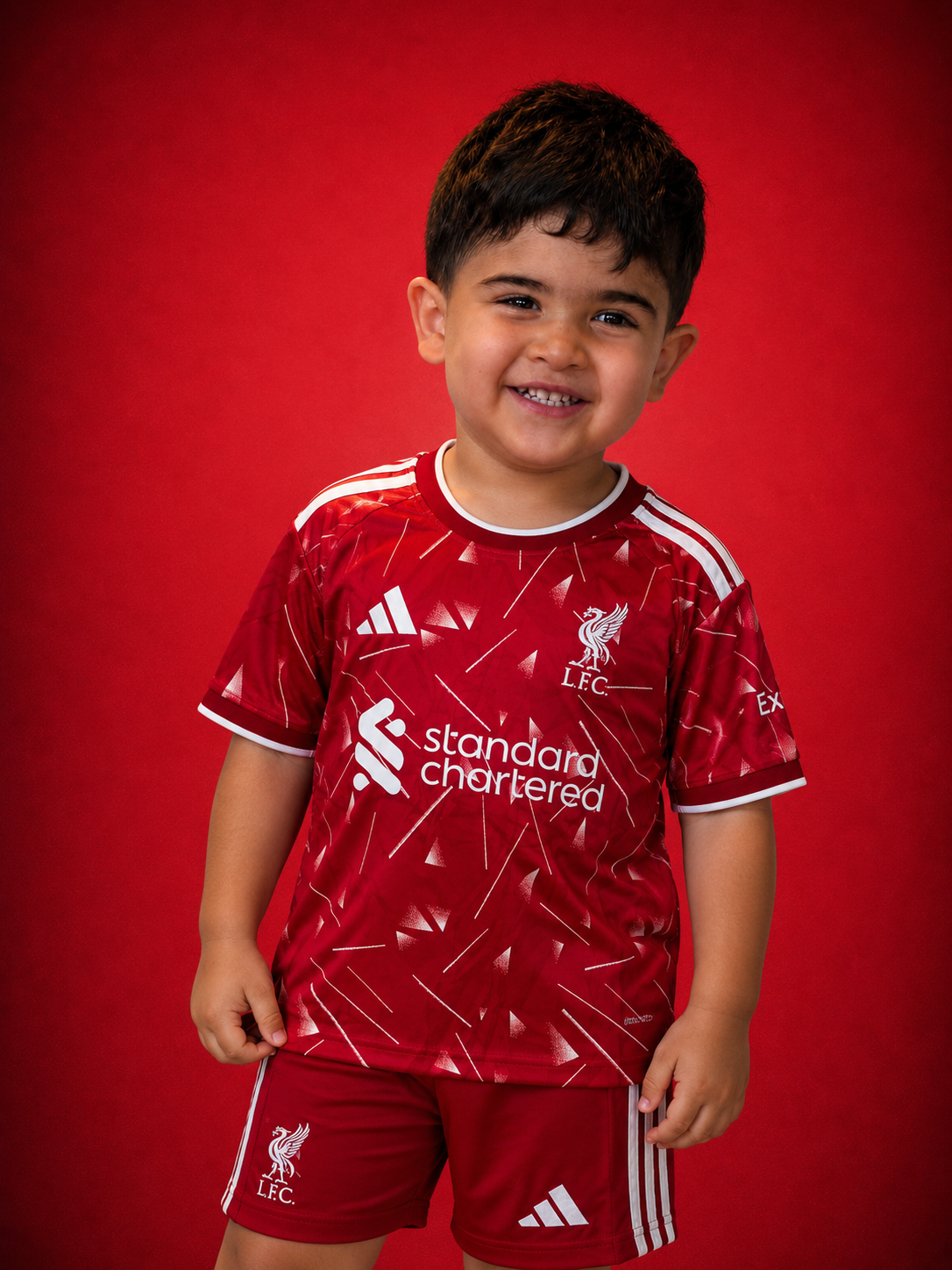 Liverpool Kids Home Kit + FREE shorts