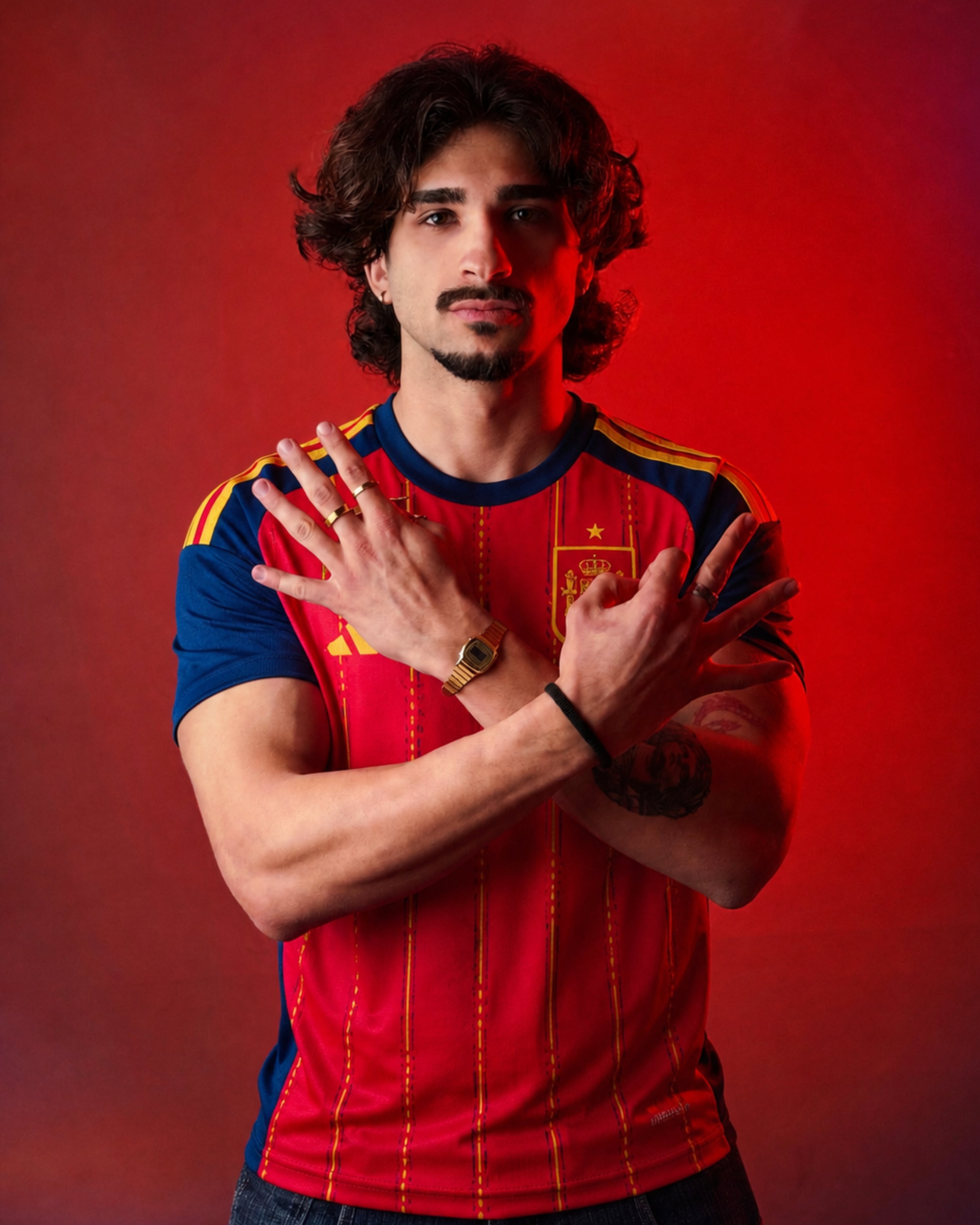 Spain Home World Cup Kit + FREE shorts