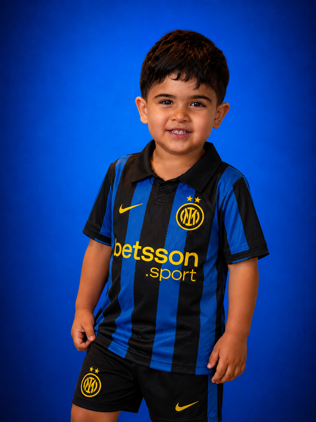 Inter Milan Kids Home Kit + FREE shorts