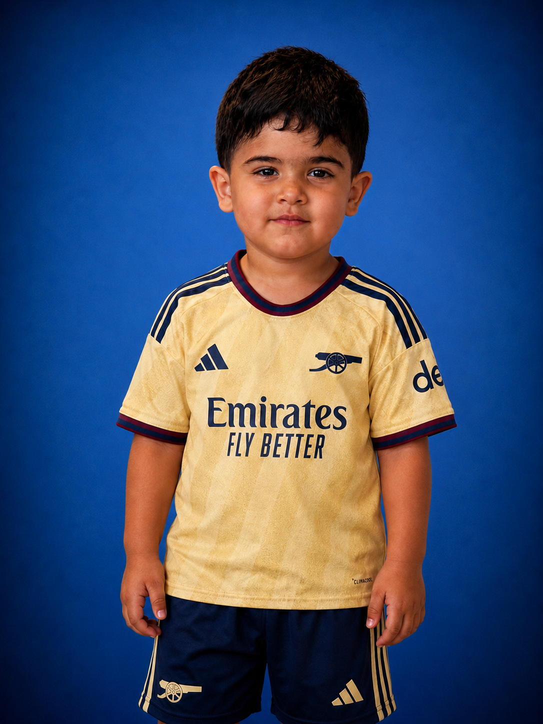Arsenal Kids Third Kit + FREE shorts