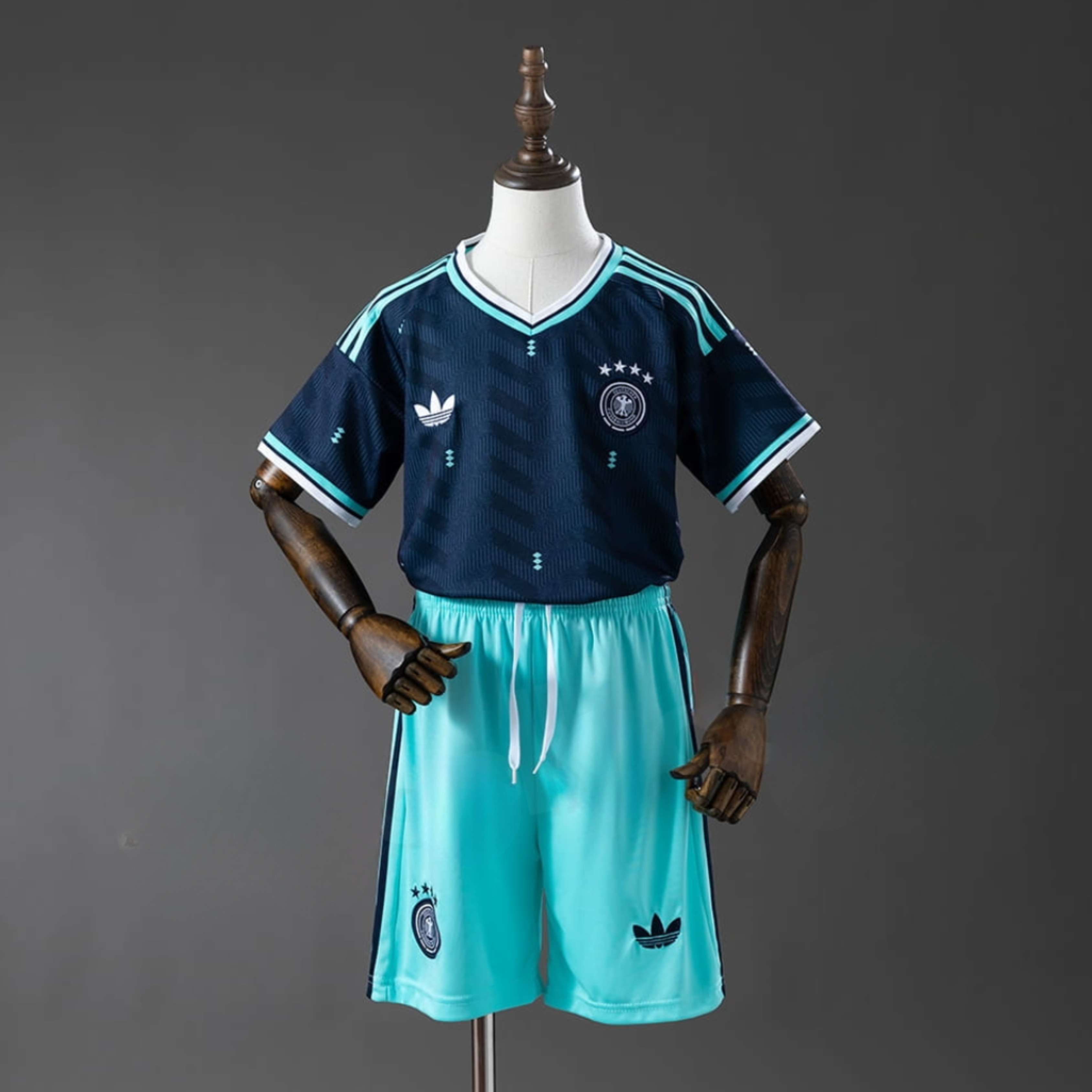 Germany Kids Away World Cup Kit + FREE shorts