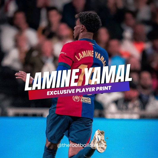 Lamine Yamal Exclusive Home Player Print Juniors