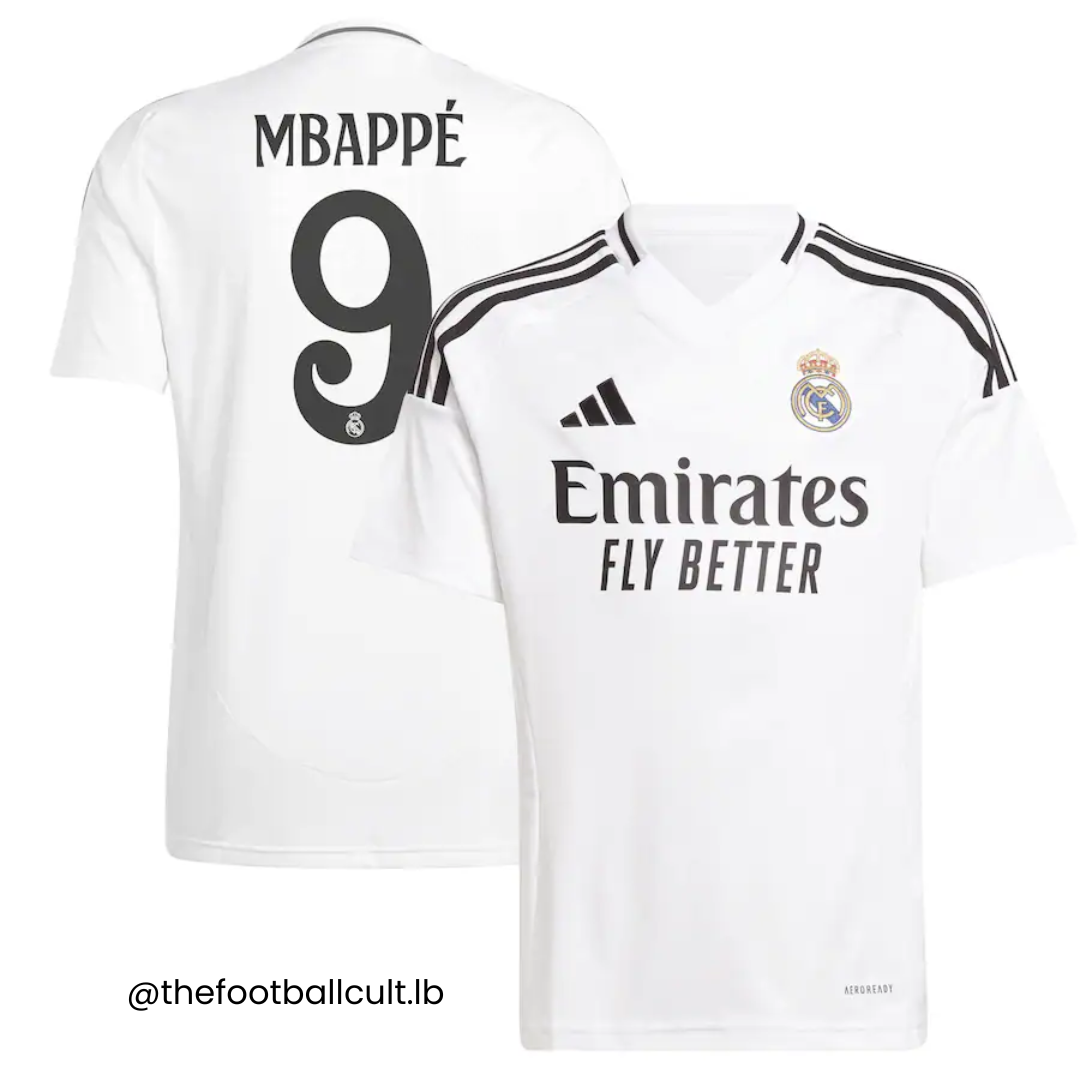 Kylian Mbappe Exclusive Home Player Print Juniors