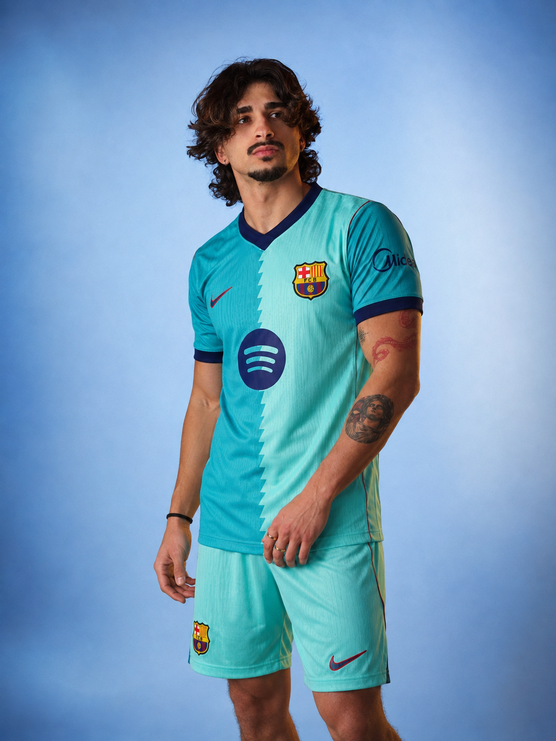 Barcelona Third Kit + FREE shorts