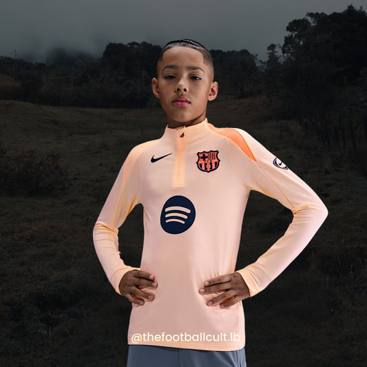 Kids Barcelona Light Orange Tracksuit 25/26