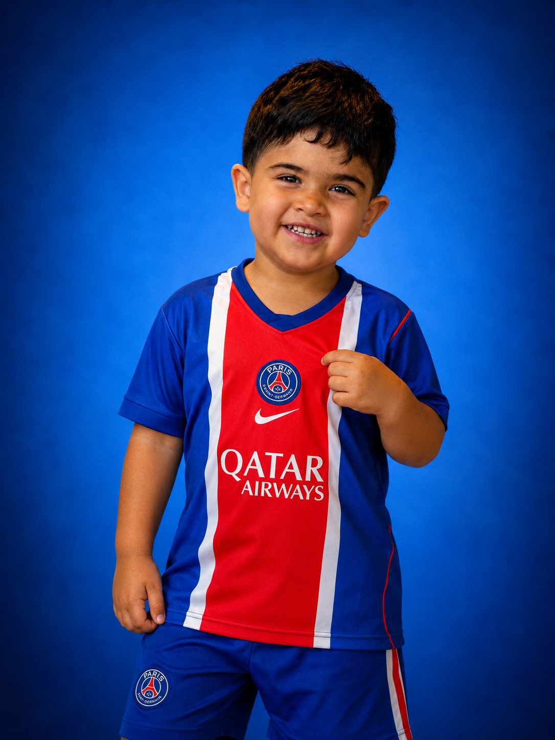 Paris Saint Germain Kids Home Kit + FREE shorts