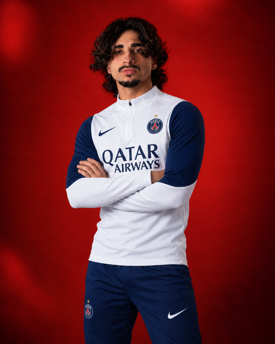 Paris Saint Germain White Tracksuit 26-27