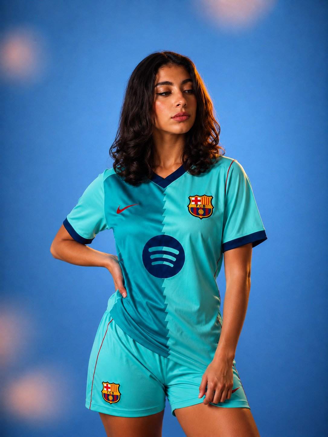 Women’s Barcelona Third Kit + FREE shorts