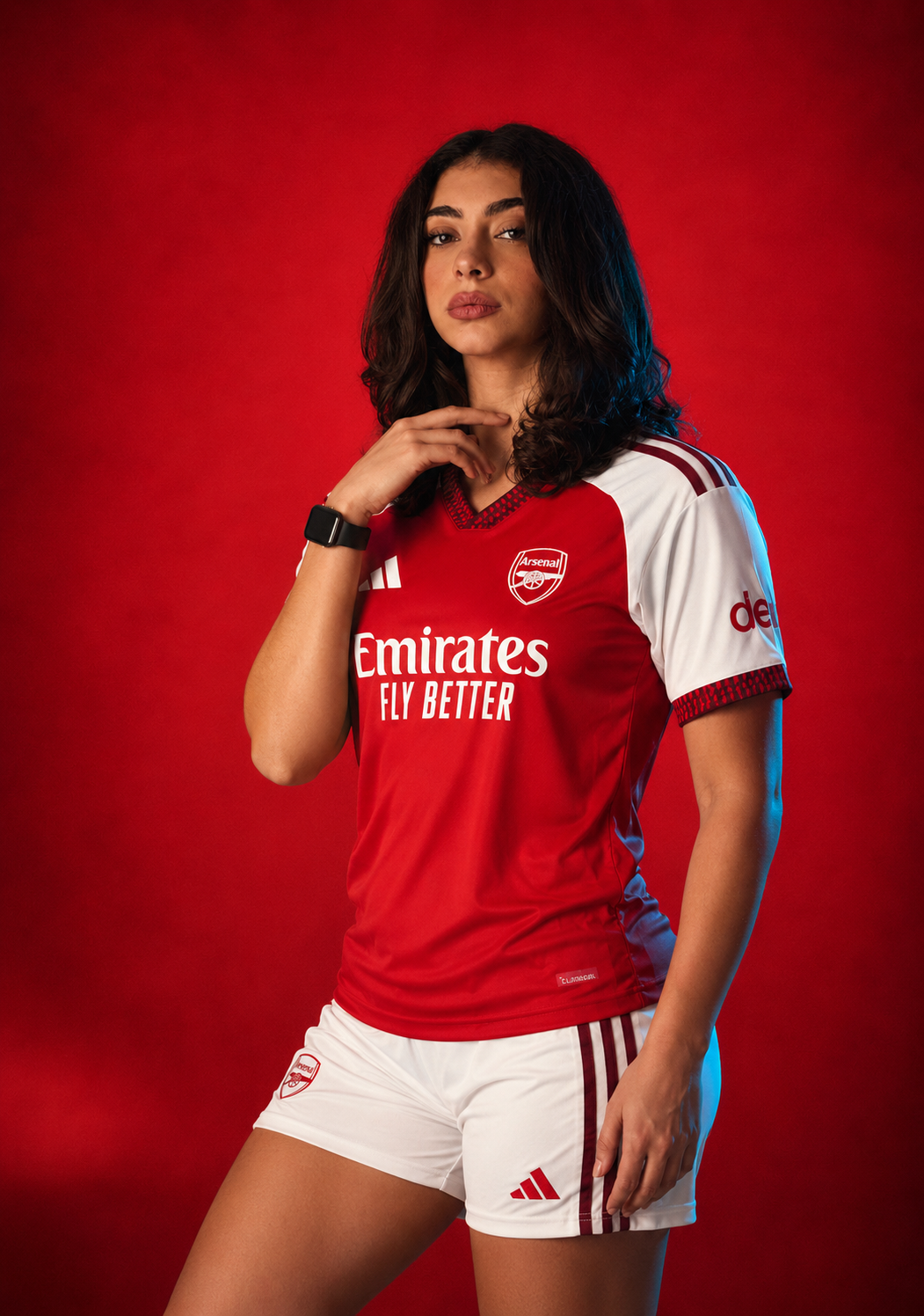 Women’s Arsenal Home Kit + FREE shorts