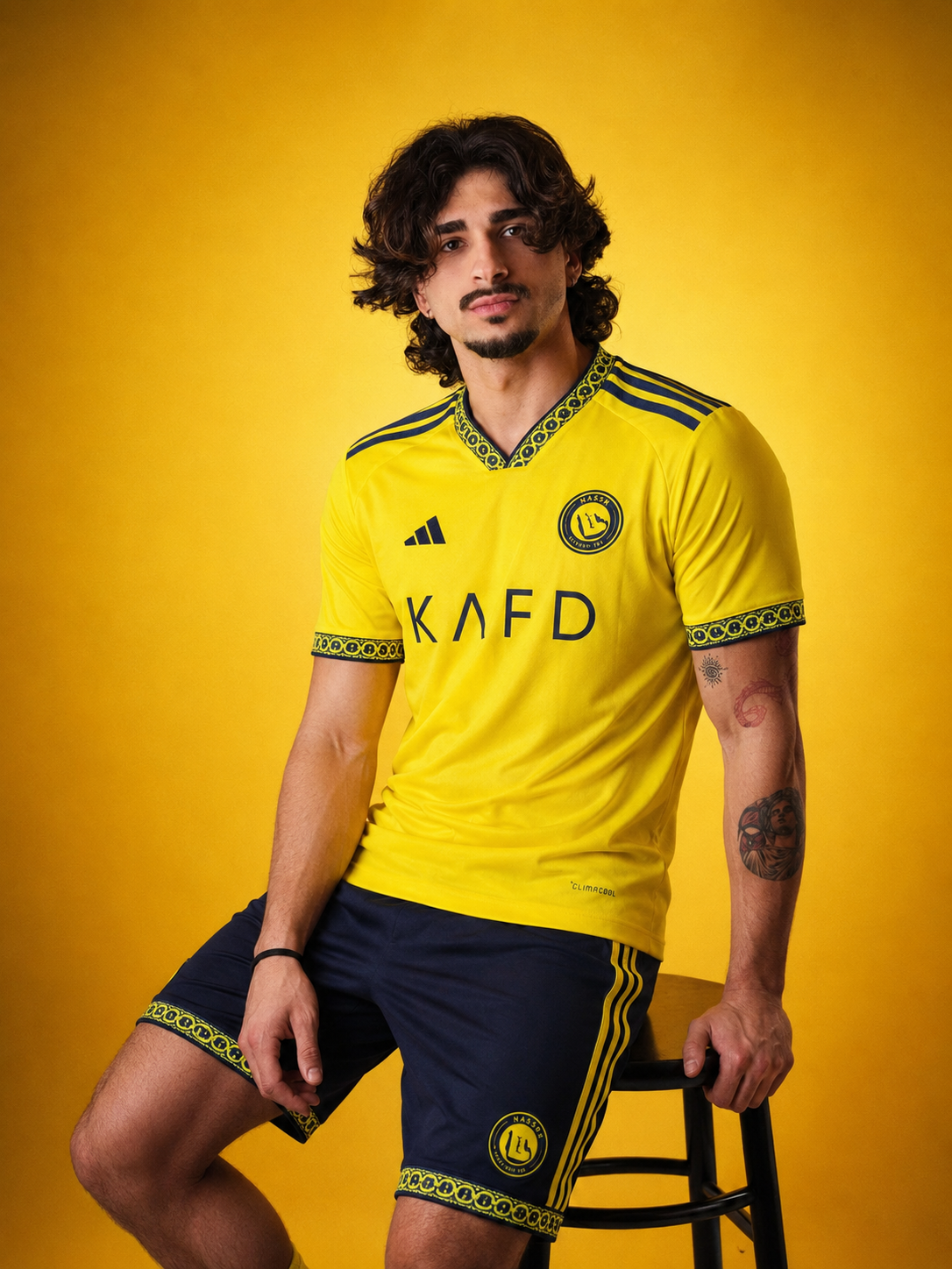 Al Nassr Home Kit + FREE shorts